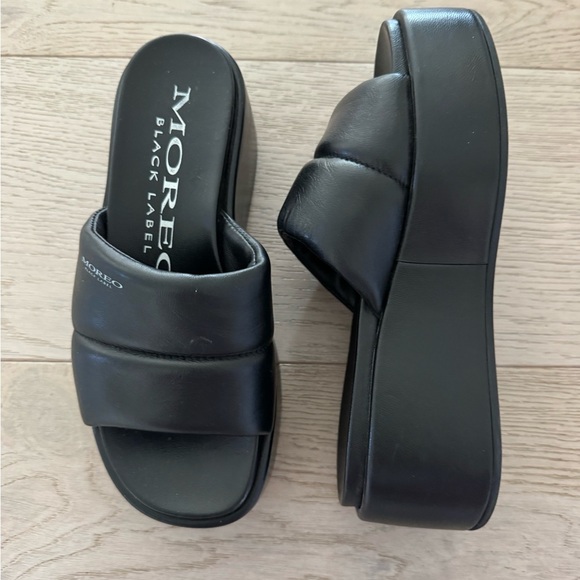 Marco Moreo Milano “Stephanie” Black Sandal size 35 - Picture 3 of 11